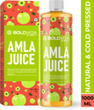 BOLDVEDA Amla Juice For Hair Growth, Skin & Weight Loss Drink Ayurvedic Gooseberry Juice (2 x 1 L)