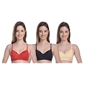 Women Cotton Lightly padded Wire Free Seamless