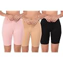 Women Stretchable Knee Length Cycling Shorts Gym