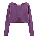 BOLEROSE Girls Velvet Long Sleeve Bolero