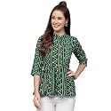 Bollyclues Women39s Crepe Bandhni Printed Peplum TopBC-to