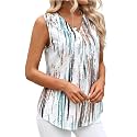 Bollyclues Women39s Printed Rayon Sleeveless Top for