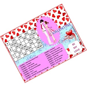 bollywood movies valentine special tambola tickets bingo housie lotto printed on hard sheet big size tickets 120 cards