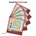 Bollywood Star Theme tambola Tickets Bingo housie lotto (Printed on Hard Sheet, Big Size Tickets, 24 Cards)