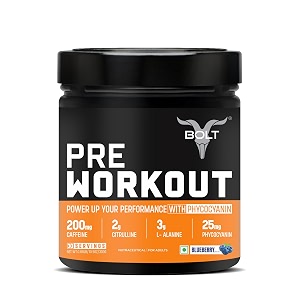 bolt pre workout supplement  blue berry blast