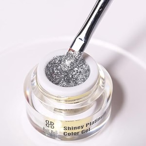 bolt be platinum gel nail polish 3d gold silver rose gold french nail art painted liner gel holographic chrome platinum glitter nail polish nail art painting drawing gel silver glitter10