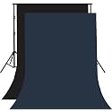 8FTX10FT Black and Blue Backdrop Background for Photography for Photoshoot Background, Television, Video Production, Weddings, Parties, Newborns, Product Photography,Screen Video