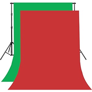 8ftx10ft green and red backdrop background for photography for photoshoot background television video production weddings parties newborns product photographyscreen video