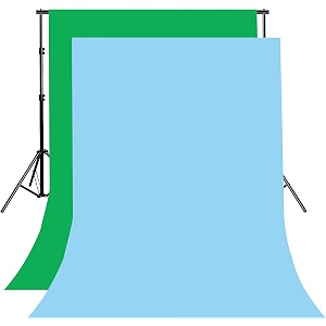 8ftx10ft green and sky blue backdrop background for photography for photoshoot background television video production weddings parties newborns product photographyscreen video