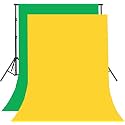 8FTX10FT Green and Yellow Backdrop Background for Photography for Photoshoot Background, Television, Video Production, Weddings, Parties, Newborns, Product Photography,Screen Video
