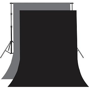 8ftx10ft grey and black backdrop background for photography for photoshoot background television video production weddings parties newborns product photographyscreen video