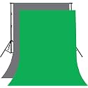 8FTX10FT Grey and Green Backdrop Background for Photography for Photoshoot Background, Television, Video Production, Weddings, Parties, Newborns, Product Photography,Screen Video