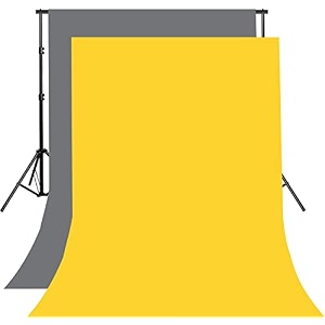 8ftx10ft grey and yellow backdrop background for photography for photoshoot background television video production weddings parties newborns product photographyscreen video