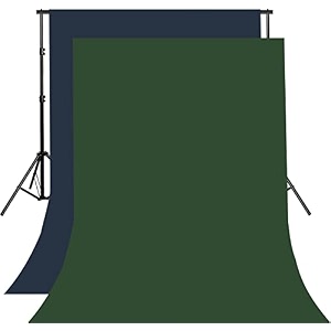 8ftx10ft navy blue and dark green backdrop background for photography for photoshoot background television video production weddings parties newborns product photographyscreen video