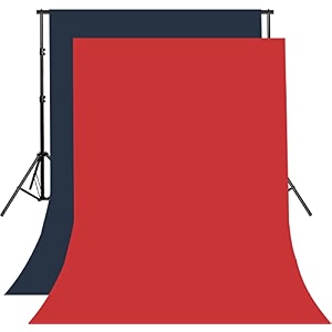 8ftx10ft red and navy blue backdrop background for photography for photoshoot background television video production weddings parties newborns product photographyscreen video