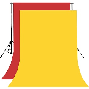 8ftx10ft red and yellow backdrop background for photography for photoshoot background television video production weddings parties newborns product photographyscreen video