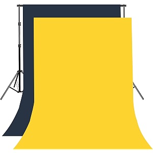 8ftx10ft yellow and navy blue backdrop background for photography for photoshoot background television video production weddings parties newborns product photographyscreen video