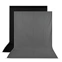 8FTX12FT Black and Grey Backdrop Background for Photography Photo Booth Backdrop for Photoshoot Background, television, video production and home decoration, weddings, parties, newborns, children, product photography,Screen V