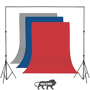 greyred and blue screen backdrop with stand 8ft x 12ft wide green screen backdrop with 85 ft x 12 ft wide photo backdrop stand photo backdrop stand kit include carry bag