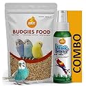 Boltz Combo of Budgies Food 1.2 Kg and Cockatiel & Lovebird 1.2 Kg, Multicolour (Budcock), All Life Stages, Granule