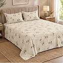 Bombay Dyeing Floral Brown Super King Size