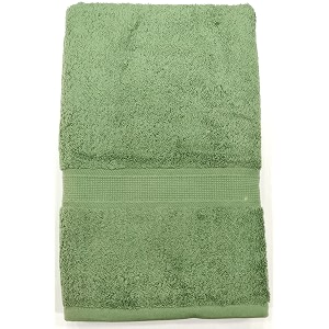 bombay dyeing santino premium large bath towel - 100 cotton 550 gsm bottle green 75x150 cm