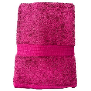 bombay dyeing santino premium large bath towel - 100 cotton 550 gsm mahroon 75x150 cm