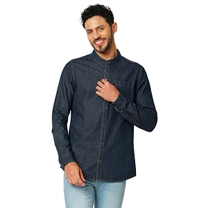 Bombay High Mens Solid Relaxed Fit Shirt