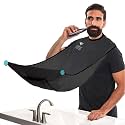 Bombay Shaving Co Beard Bib | Beard Trimmings Catcher and Grooming Apron | Black