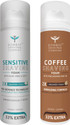 BOMBAY SHAVING COMPANY Sensitive Shaving Foam with Aloe Vera, Oats, Menthol and 2X Creamier Formulae for Superior Glide and Protection 266 ml (33% Extra) (266 g) & Coffee Shaving Foam with Coffee Extracts, Nut Oil, Olive Oil 