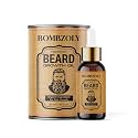BOMBZOLY Beard Growth Oil for Men – 30ml Fast Beard Growth, Thicker & Fuller Beard Nourishes & Strengthens Patchy Beard, Chemical-Free Beard Oil (1, Premium)