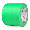 BOMEI PACK 4" Painters Tape, 3D Printing Tape 4 Inches x 55 Yards for Laser Cutting, 21-Day Clean Removal Wide Green Masking Tape