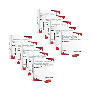 bon nxt multivitamin  150 tablets 10 packs  15 tablets boosts immunity bone health  contains zinc advanced calcium magnesium vitamin d3b12 amp folic acid  daily supplement for men and women
