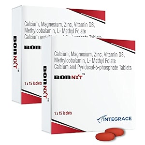 bon nxt multivitamin  30 tablets 2 packs  15 tablets  boosts immunitybone health contains zinc advanced calcium magnesium vitamin d3 amp b12 amp folic acid  daily supplement for men and women