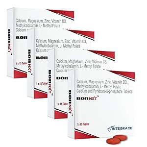 bon nxt multivitamin  60 tablets 4 packs  15 tablets  boosts immunity improves bone health  contains zinc advanced calcium magnesium vitamin d3 vitamin b12 amp folic acid  daily supplement for men and women