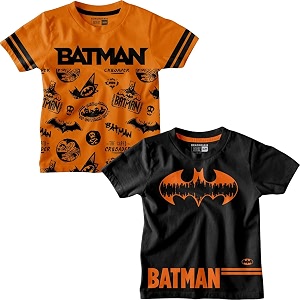 Bon Organik Boys Printed Regular Fit T-Shirt