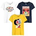 Bon Organik Women39s Cartoon Regular Fit T-Shirt
