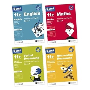 bond 11 english maths non-verbal reasoning verbal reasoning assessment papers 10-11 years bundle bond assessment papers