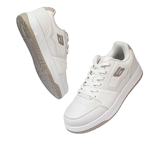 Bond Street Mens White Beige PU
