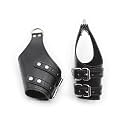 Bondage Cuffs, BDSM Wrist Cuffs Handcuffs Bondage Gear &amp; Accessories Leather Restraint for Bed Restraints Adjustable Handcuff Straps SM Tools Fetish Erotic Slave Kinky Sex Things for Couples Women Men