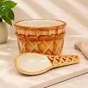 Bone Ash Free Ceramic Mug, Brown, Set of 1