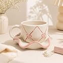 Bone Ash Free Ceramic Mug (Set of 1) | Premium Glossy Off White Coffee Tea Cup for Home, Office &amp; Kitchen | Durable Microwave &amp; Dishwasher Safe Elegant Everyday Drinkware Mug (200ml)