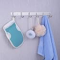Boniry Stainless Steel Wall Mounted Kitchen Utensil Rack | No Drill Punch-Free Multipurpose Hanging for Spoons, Towels, Clothes, Keys &amp; Bags | Heavy Duty Rust Resistant Wall Organizer – Silver (1 Pcs)