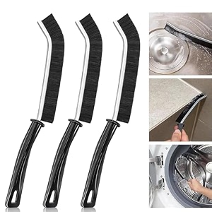 boniry mini gap bathroom cleaning brush multipurpose toilet cleaner brush hard bristle crevice amp tile amp window cleaning tools kitchen amp stove cleaner brush 3 gap brush black