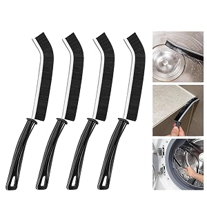 boniry mini gap bathroom cleaning brush multipurpose toilet cleaner brush hard bristle crevice amp tile amp window cleaning tools kitchen amp stove cleaner brush 4 gap brush black
