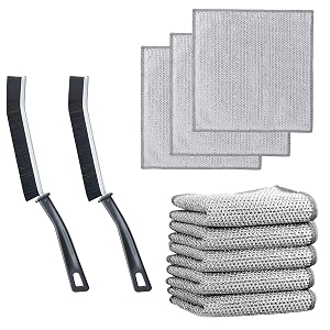 boniry mini gap bathroom cleaning brush multipurpose toilet cleaner brush hard bristle crevice amp tile amp window cleaning tools kitchen amp stove cleaner brush 3 wire cloth 2 gap brush black
