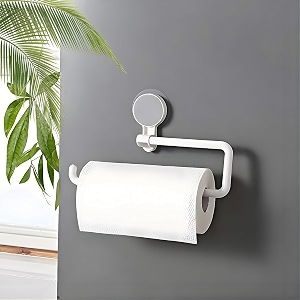 boniry toilet paper holder magic sticker self adhesive multifunctional paper towel holder napkin holder for home under cabinet over the sink organizer rack for paper towel roll kitchen towels