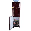 BonKaso Blueprint Hot &amp; Cold Water Dispenser 21C Top Loading With Refrigerator MAROON