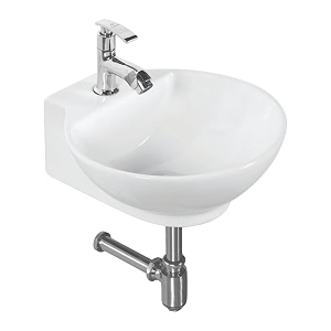 bonkaso white ceramic wall mounted wash basin  oval shape bathroom sink  12 x 128 x 52 inches compact wash basin  polished finish durable vanity sink