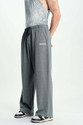 Bonkers Corner Solid Men Grey Track Pants